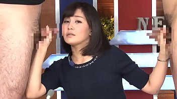 Professional Japanese mature news reporter loves to fuck during live show FULL VIDEO 