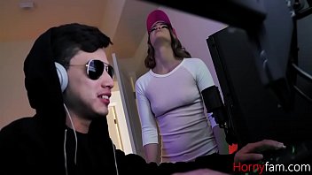 Gamer Brother Fucks Sister While He Plays- Kenzie Madison