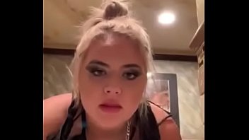 Fat Slut Liz licks dirty panties at work