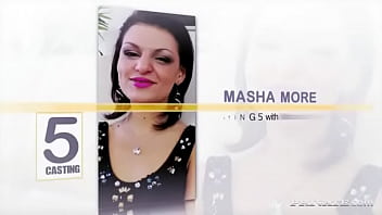 A Russian Girl Called Masha Has Some Hardcore Sex during an Interview